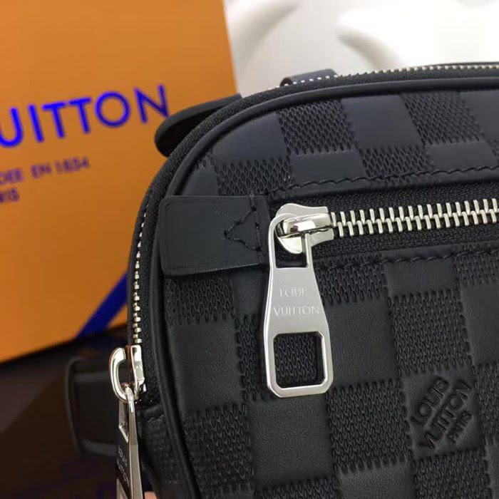 路易威登LV頂級原單N41288原版複刻 Damier Infini皮革Ambler 腰包 YDH2323